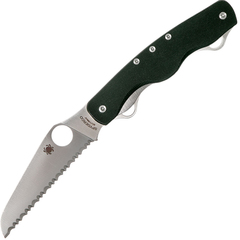 Фото Складной многофункциональный нож ClipiTool™ Rescue™ - Spyderco Multi-Tool 209GS, сталь 8Cr13MoV Satin Serrated, рукоять стеклотекстолит G10, чёрный