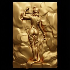 Силиконовый молд № 1074 Обратная сторона Закона