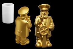 Силиконовый молд Капитан 3 D