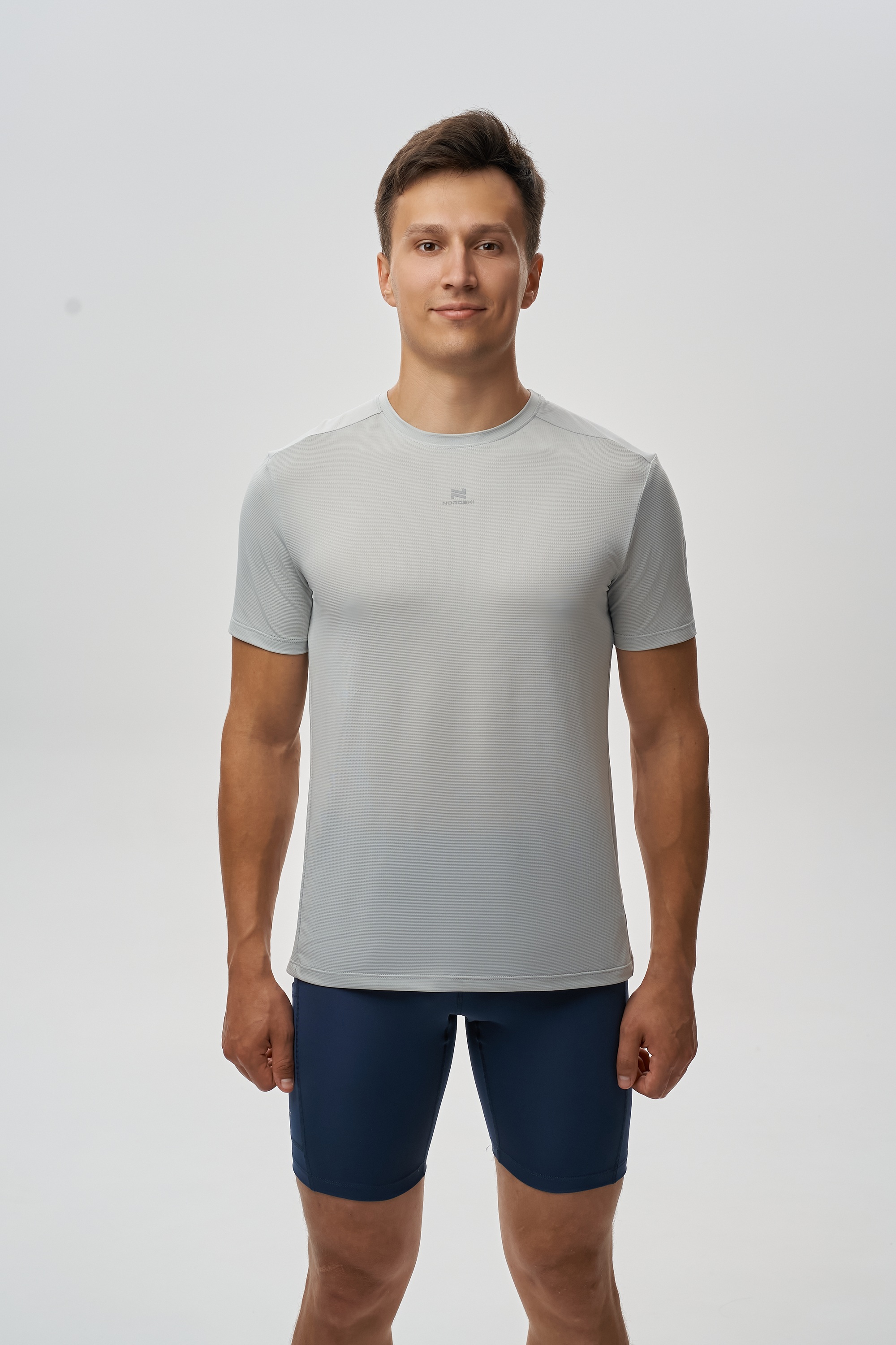 Мужской комплект для тренировок Nordski Run 2.0 silver-titan