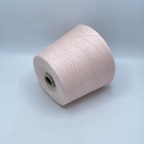 Бобинная пряжа,Cotton combed, 2540м. 100%Хлопок, Светло-розовый(200), 40791