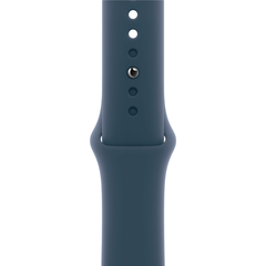 Умные часы Apple Watch SE 2 (2023) GPS, 40mm, Aluminium Case with Sport Band M/L, Silver/Storm Blue (Серебристый/синий)