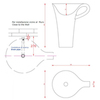 ArtCeram Cup OSL004 01 00 АКЦИЯ Раковина напольная отдельностоящая, 70x50, цвет: белый