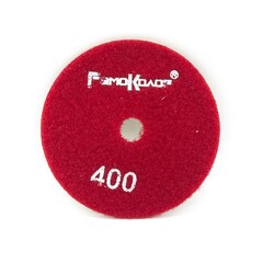 Круг алмазный гибкий шлифовальный АГШК / ЧЕРЕПАШКА, 100 мм, № 400, влажная шлифовка (РемоКолор) 74-4-040