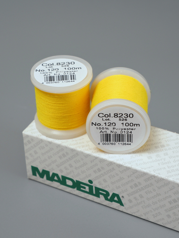 Нитки швейные Madeira aerofil №120 Col. 8230 яркий желтый (100 м)