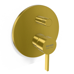 Remer Metrica MC09HHS Смеситель для душа, латунь брашированная PVD фото