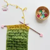 Заглушки для спиц Lotus Yarns Свитер зеленый, 1 пара