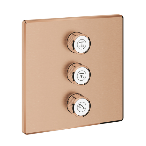 GROHE Grohtherm SmartControl 29127DL0 Переключатель встраиваемый на 3 потребителя