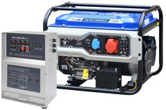 Генератор трехфазный TSS SGG 9000E3LA - [8 кВт / 15.2 А] привод Loncin, с АВР
