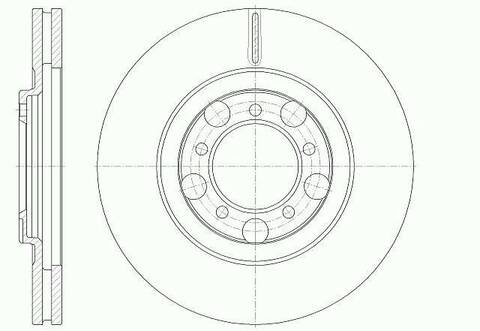 Диск тормозной вентилируемый G-brake  GR-02342
