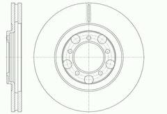 Диск тормозной вентилируемый G-brake  GR-02342