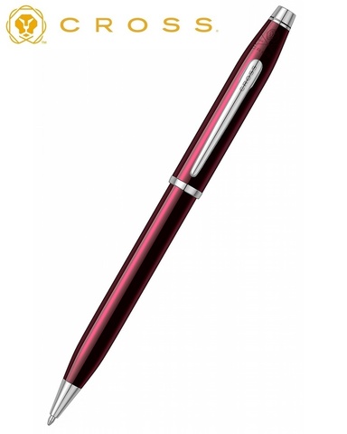 Ручка шариковая Cross Century II, Translucent Plum Lacquer (AT0082WG-114) (AT0082WG-114)