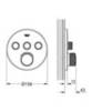 GROHE Grohtherm SmartControl 29121DC0 Термостат для душа встраиваемый на 3 потребителя