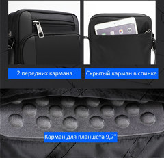 Плечевая сумка Tigernu T-L5191 синяя