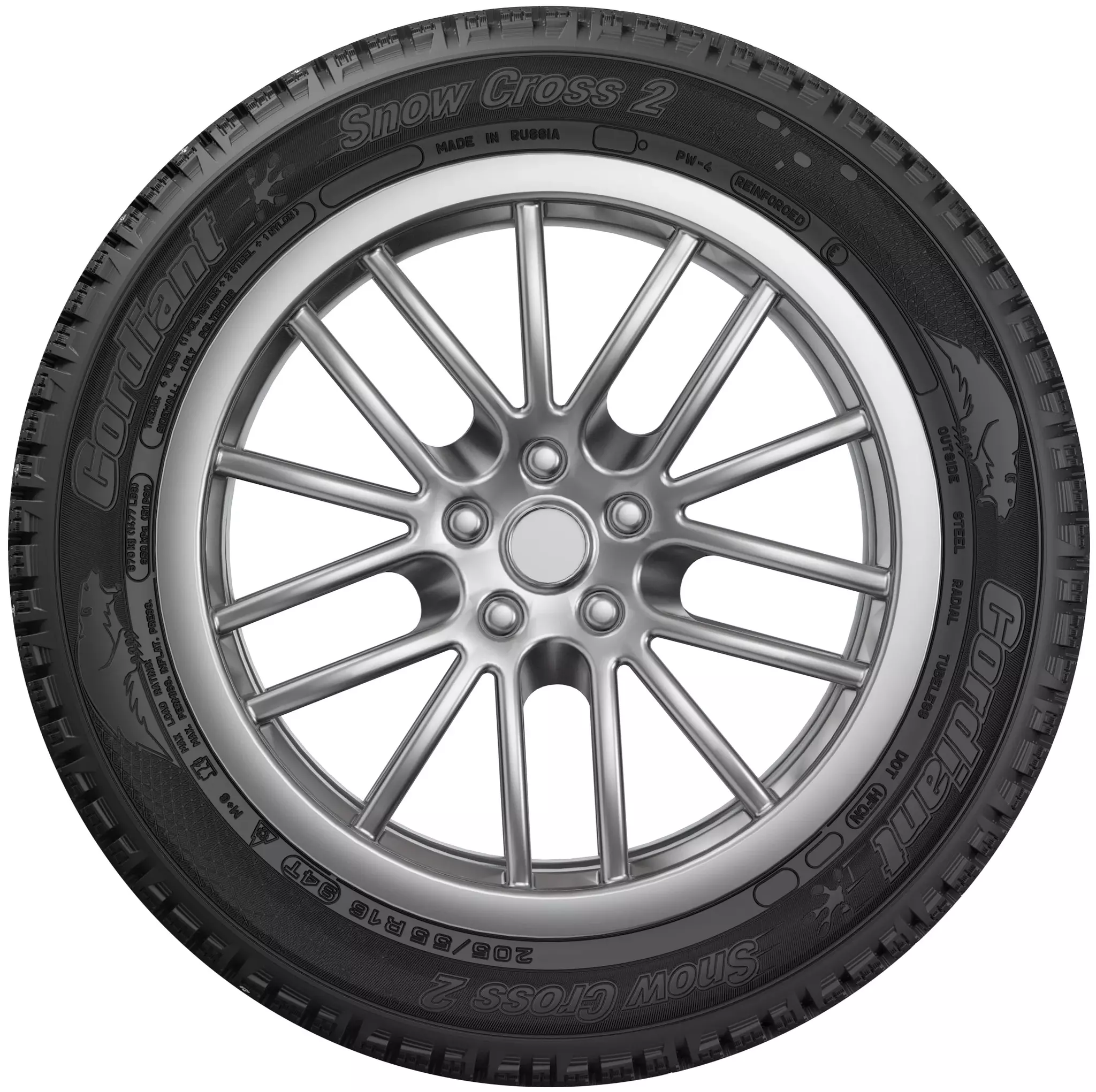 Шина Cordiant Snow Cross 2 PW-4 SUV 109T R16 235/70 шипованная