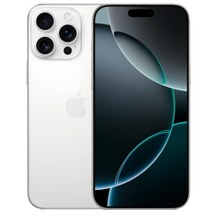 Смартфон Apple iPhone 16 Pro Max 512GB, Nano-SIM + eSIM, White Titanium (Титановый белый)