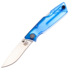 Фото Нож складной Ontario Wraith Ice Series Glacier, сталь 1.4116, рукоять пластик, blue