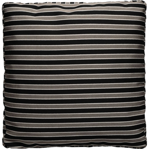 Фото: Подушка Cushion Outdoor 45x45  сизые и черные полоски - основной вид