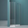 BelBagno Kraft KRAFT-P-1-100-C-CR-R Душевой уголок пятиугольный, 100x100, цвет: хром