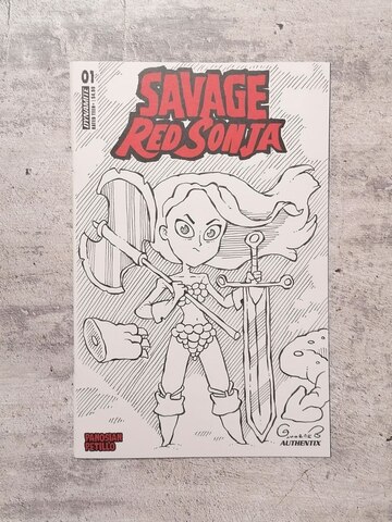 Savage Red Sonja #1 (Обложка Евгения Яковлева)