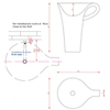 ArtCeram Cup OSL004 01 50 АКЦИЯ Раковина напольная отдельностоящая, 70x50