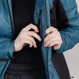 Утеплённая прогулочная куртка Nordski Base Deep Teal/Black женская