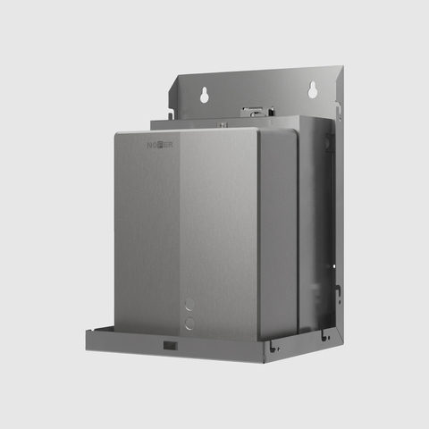 Nofer Big flow 12053.H1 Сушилка для рук встраиваемая за зеркалом 2050W, цвет: нержавеющая сталь матовая