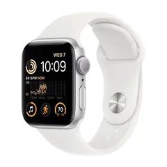 Умные часы Apple Watch SE (2022) GPS, 40mm, Aluminium Case with Sport Band S/M, Silver (Серебристый)