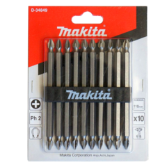 Двусторонняя насадка для винтов PH2 110 мм Makita D-34849