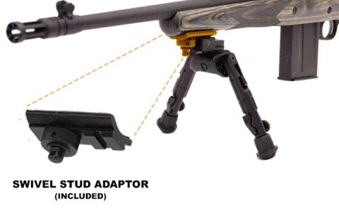 Сошки UTG LEAPERS 360° на Weaver (Medium) TL-BP01