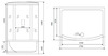 Timo Lux T-7770(NEW) Душевая кабина 170x88