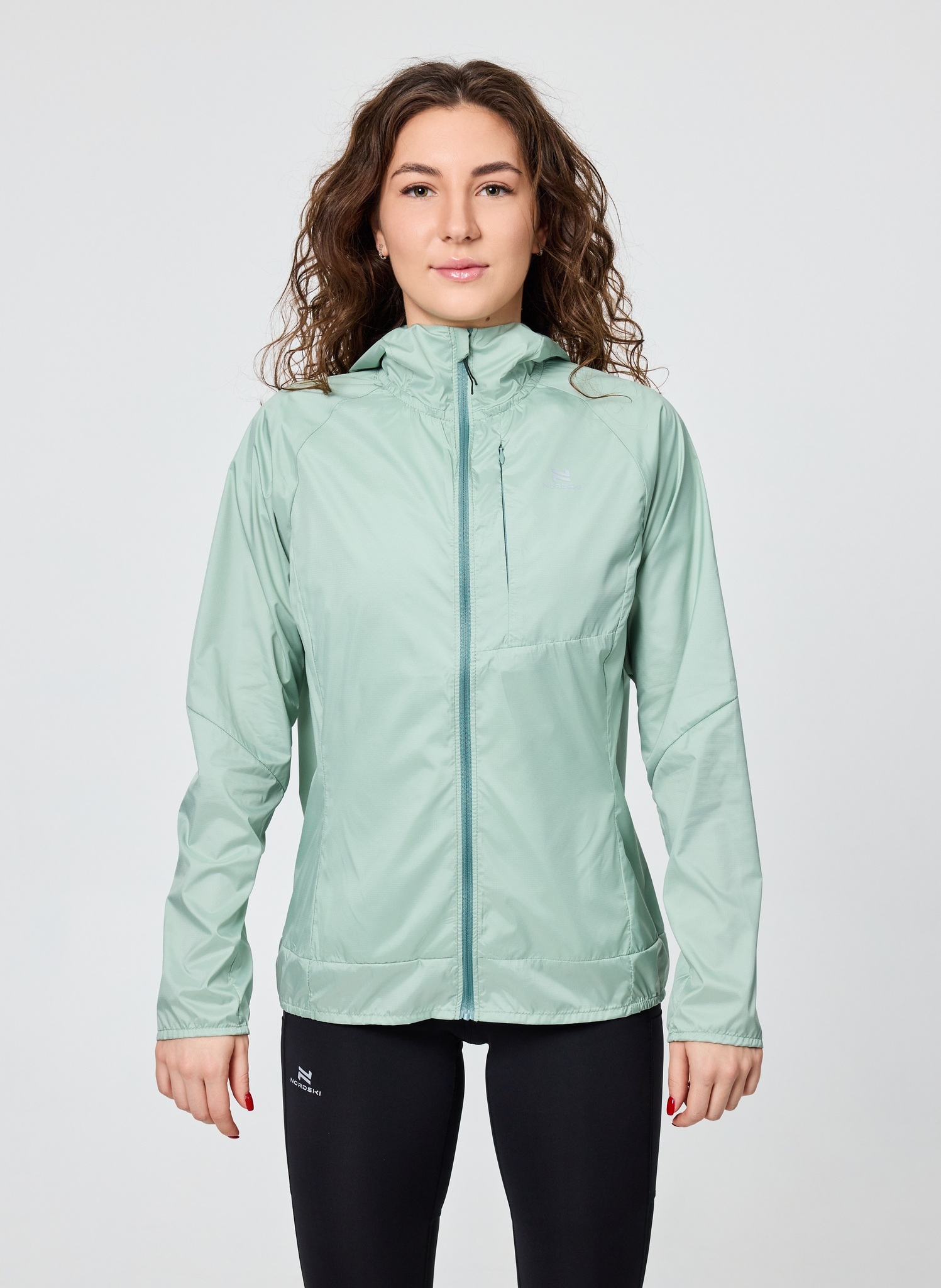 Женская спортивная ветровка Nordski Easy Run ice mint - 3