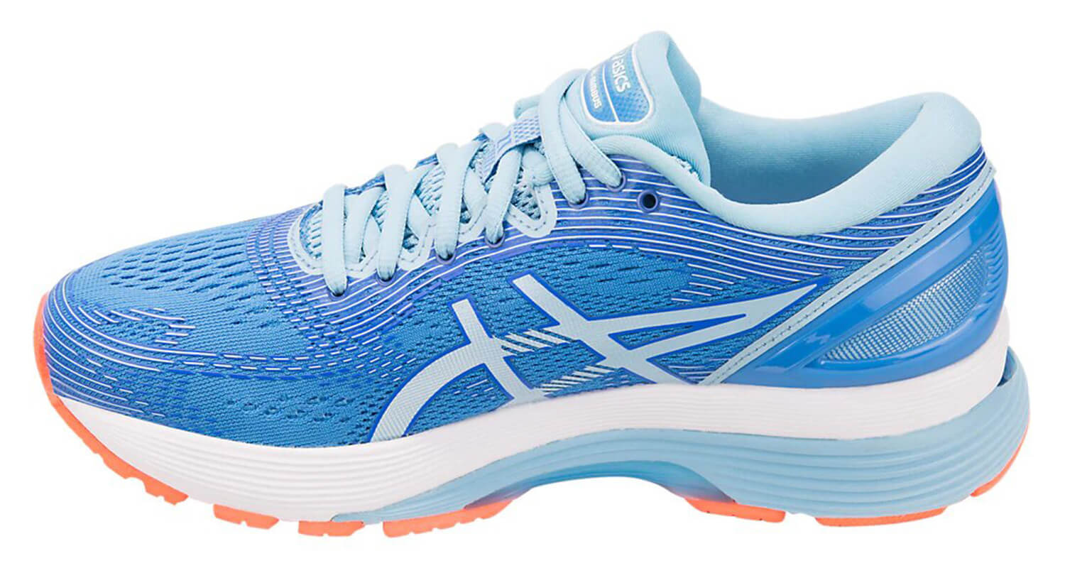 Asics Gel Nimbus 21 кроссовки для бега женские голубые - 5