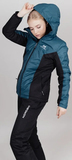 Утеплённая прогулочная куртка Nordski Base Deep Teal/Black женская