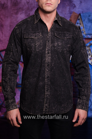 Affliction | Рубашка мужская TEMPER 110WV720 перед