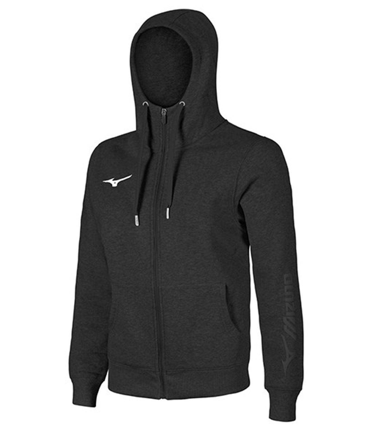 Mizuno Heritage Sweat Fz Hoodie толстовка женская черная