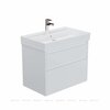 Aquanet 348193 Тумба с раковиной Nova Lite 2.0 75 2 ящ. цв. белый глянец (348193)