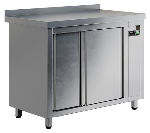 Стол тепловой Restoinox Т-СПЗК-12/6-Б закрытый с бортом
