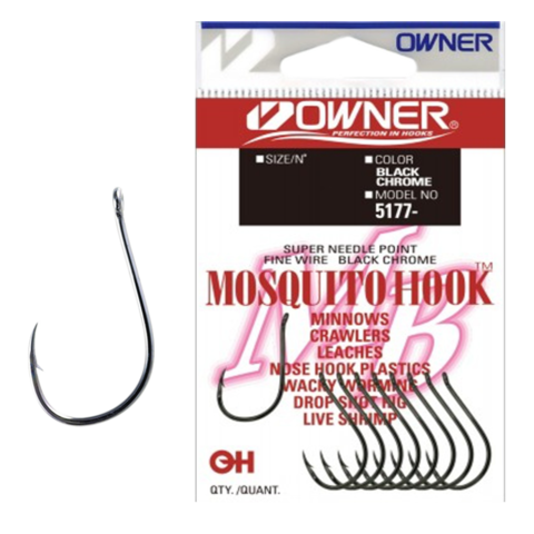 5177 № 06 Крючки OWNER Mosquito Hook / продажа от 5 уп.
