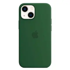 Силиконовый чехол с поддержкой MagSafe Apple Silicone Case для iPhone 13 mini, Clover (Зеленый клевер)
