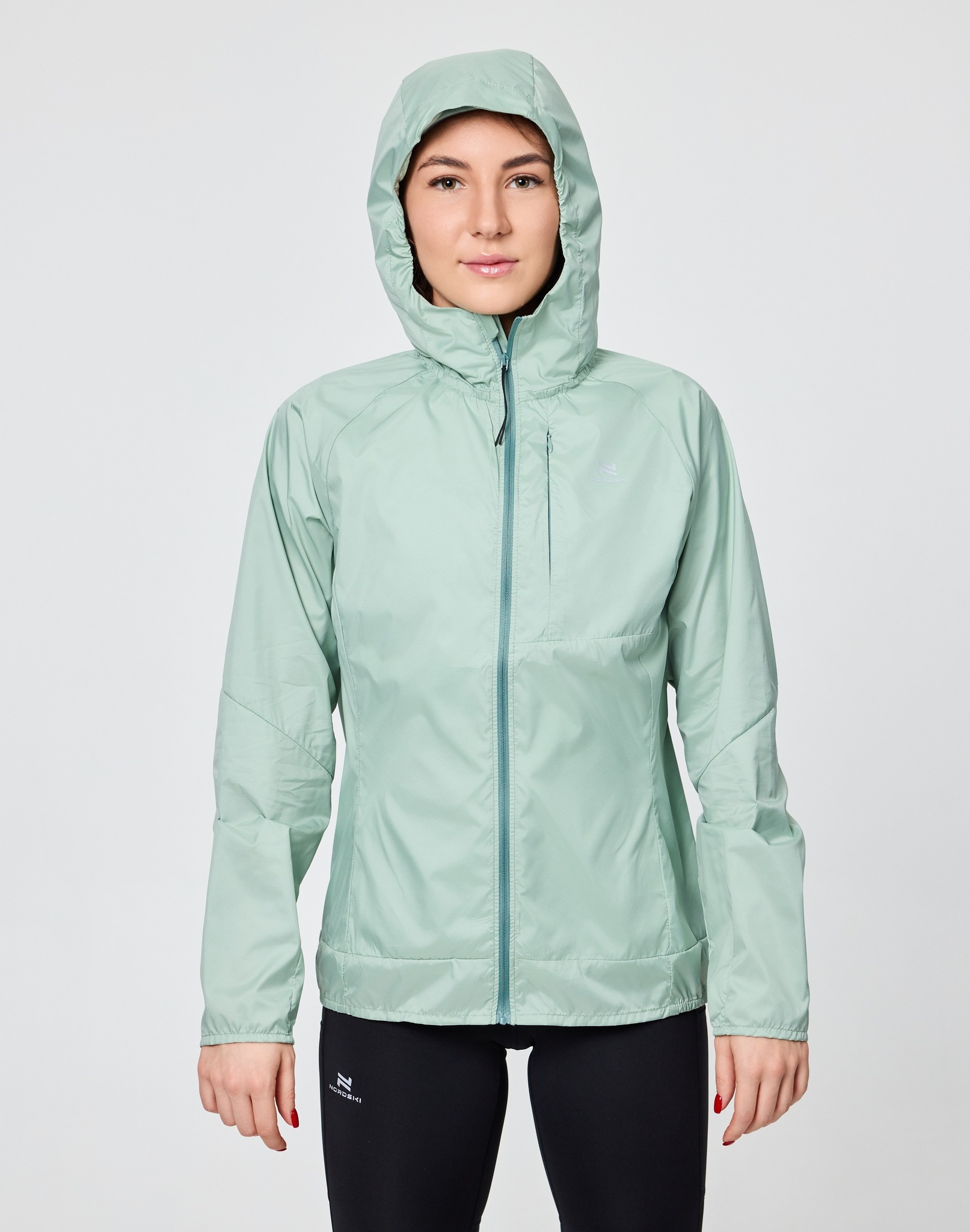 Женская спортивная ветровка Nordski Easy Run ice mint - 5