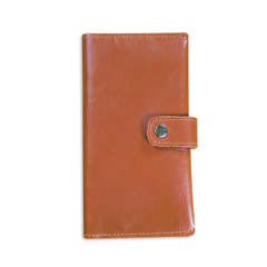 Клатч на кнопке большой «Я люблю Кроссфит», рыжий