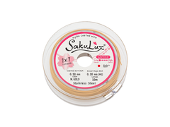 Тросик ювелирный 0,50мм, "SakuLux" (СакуЛюкс), цвет золото