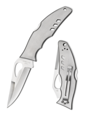 Фото Складной нож Spyderco Flight, сталь 8Cr13MoV, рукоять нержавеющая сталь