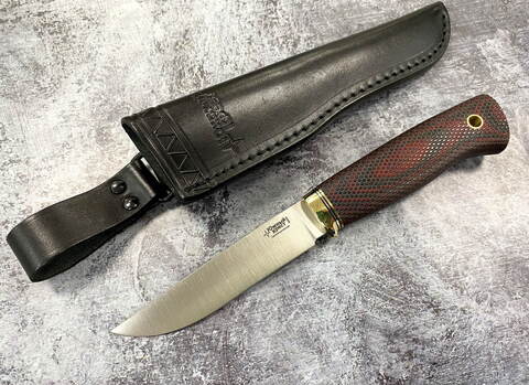 Нож Кузьмич Норт Эксперт, N690, микарта, 349.5254
