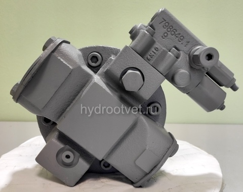 Фото A10VSO28DFR1/31R-VPA12K01 - Насос аксиально-поршневой регулируемый с наклонной шайбой, рабочий объем 28 см3, DFR1 = регулятор давления и расхода, канал Х заглушен, номинальное давление 280 бар