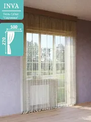 Тюль Паутинка для гостиной для спальни для детской