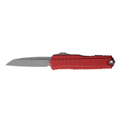 Фото Автоматический нож Microtech Cypher II S/E 1241-10APRD, сталь M390, рукоять алюминий, красный