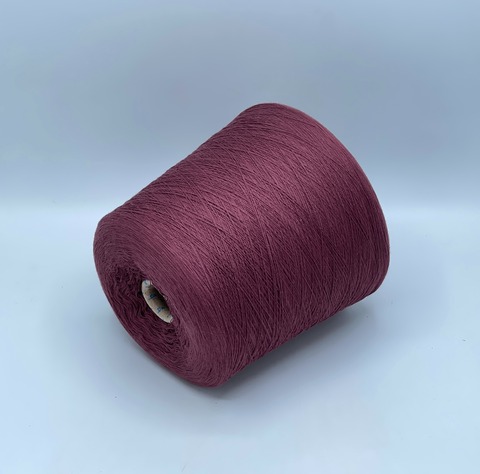 Бобинная пряжа,Cotton, 1693м. 100%Хлопок, Винный(449), 39271