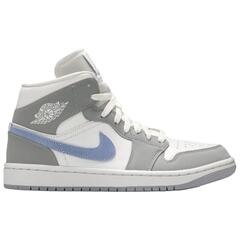 Air Jordan 1 Mid 'Wolf Grey Aluminum' Women's